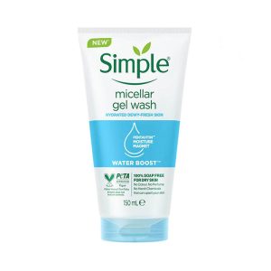 ژل میسلار شوینده صورت سیمپل Simple Micellar Gel Wash حجم ۱۵۰ میلی‌لیتر