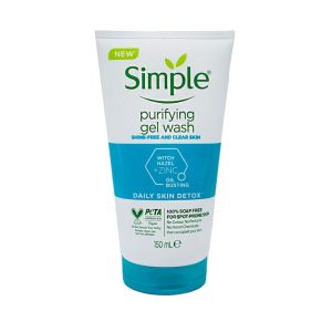 ژل شست و شوی پوست چرب سیمپل simple مدل Daily Skin Detox حجم 150 میلی